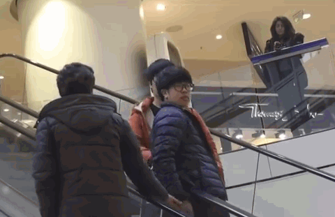 El mimoso del shooping, en gifs