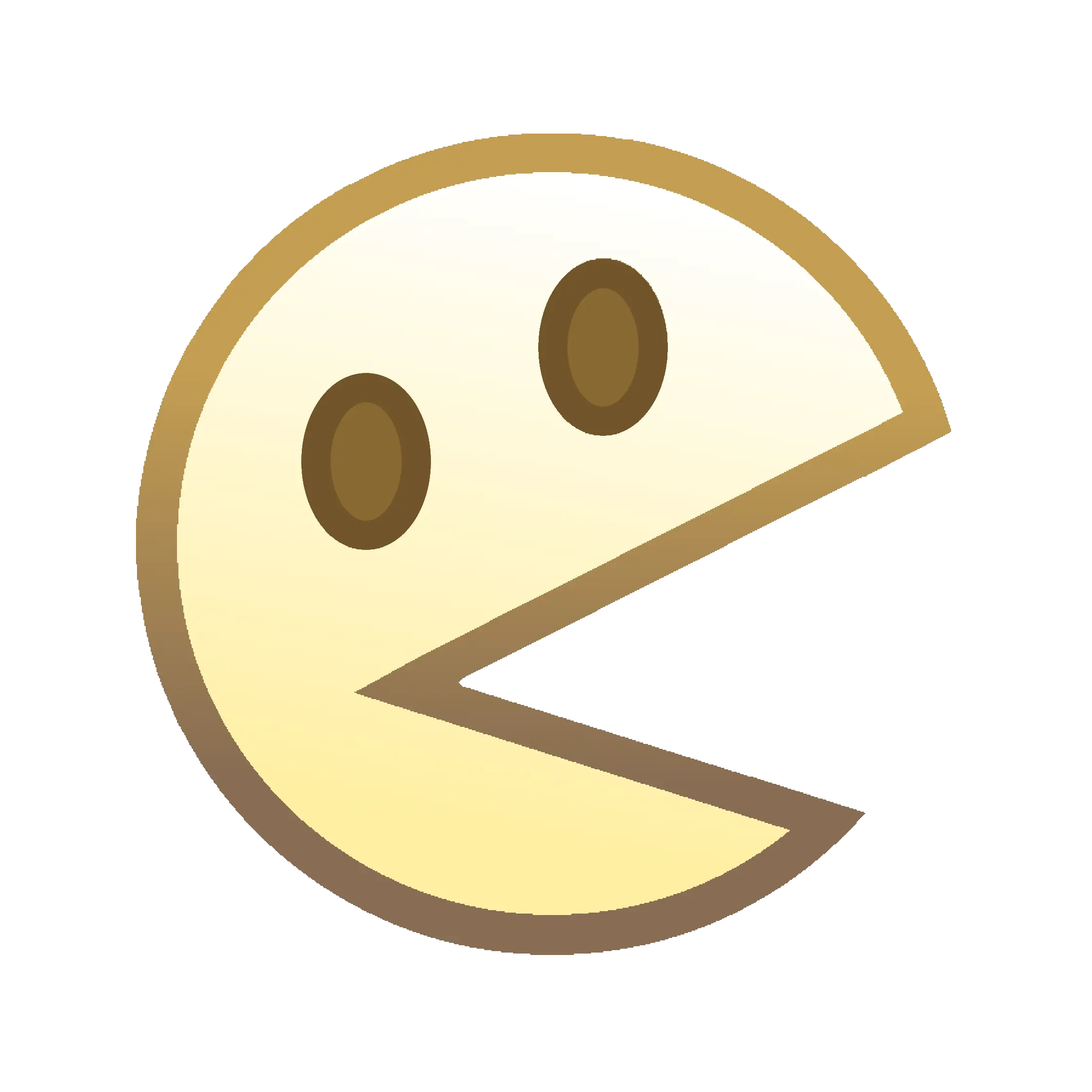 Emoticón Pac-man de Facebook :v