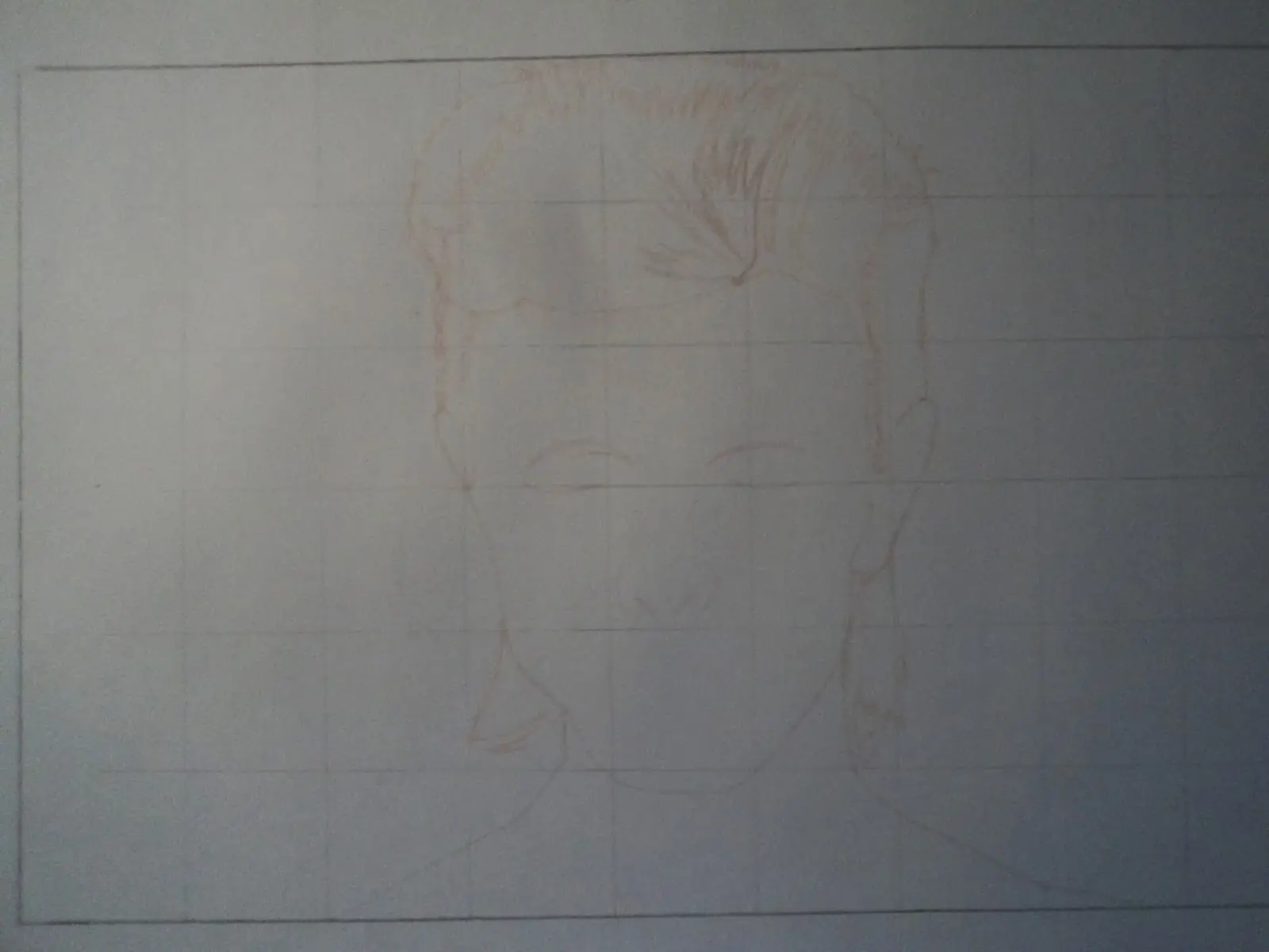 Retrato de David Bowie en técnica pastel Retrato de David Bowie en técnica pastel