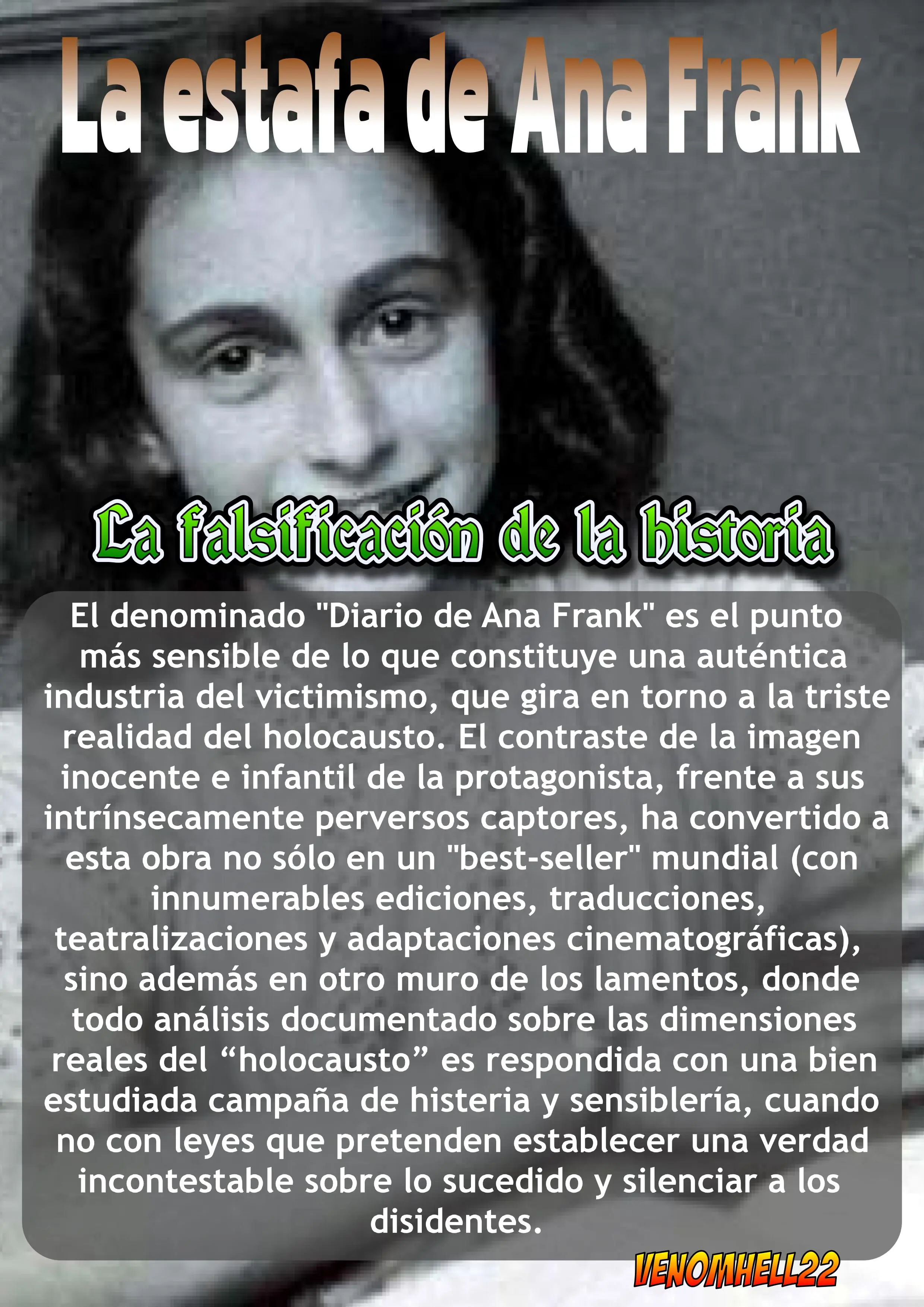 La estafa de Ana Frank
