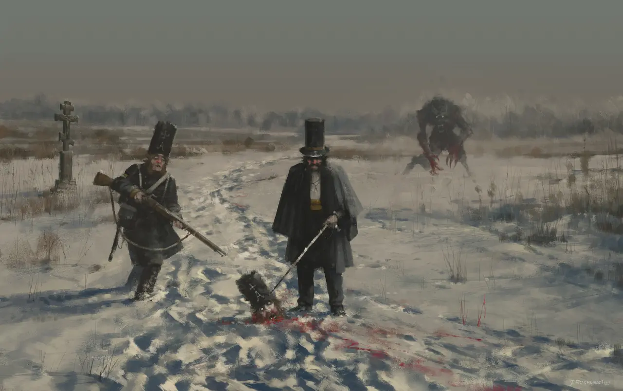 Retrofuturismo sci-fi de Jakub Rozalski Retrofuturismo sci-fi de Jakub Rozalski