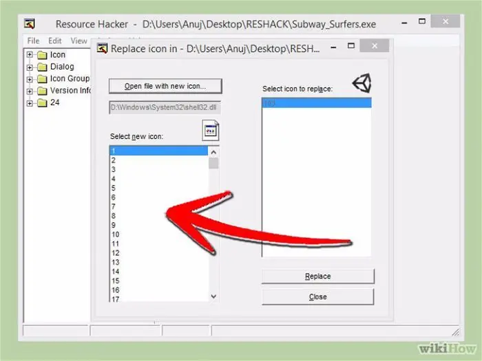 Cómo cambiar el icono de un archivo Exe