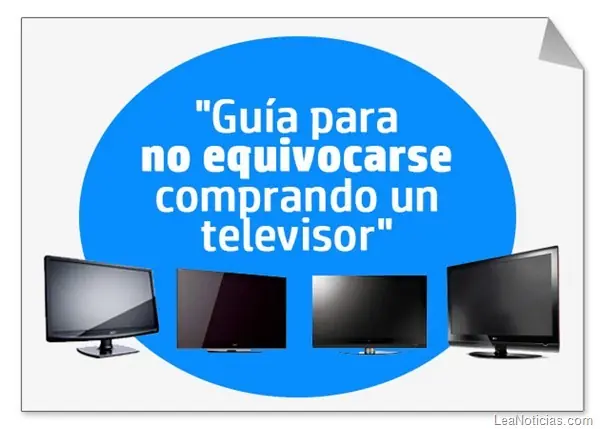 Manual para no equivocarse comprando un televisor