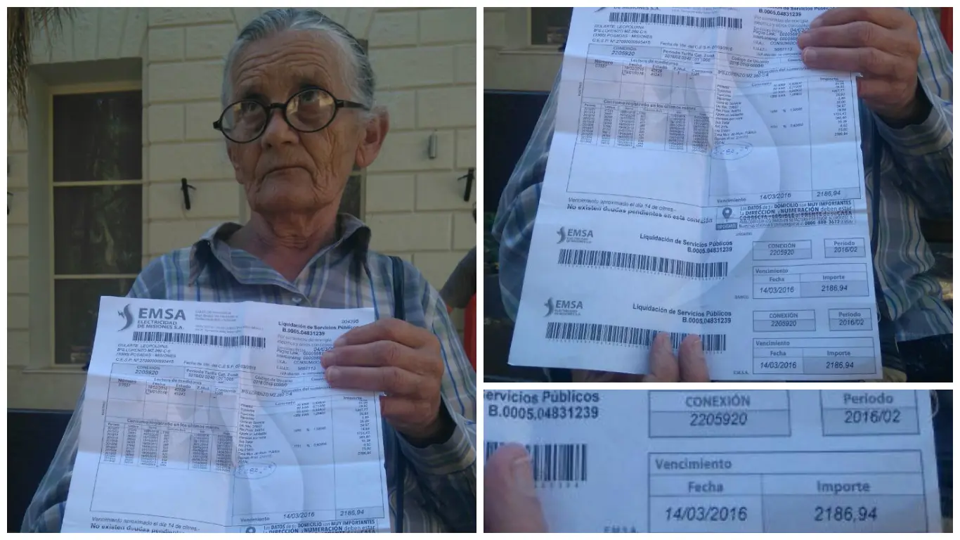 Desmentido Abuela paga $2186 de luz (gasto 1586 KW/H)