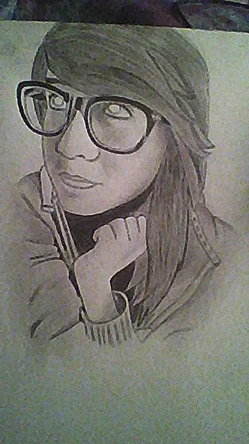 Le hice un dibujo a mi hermana y te lo enseño.