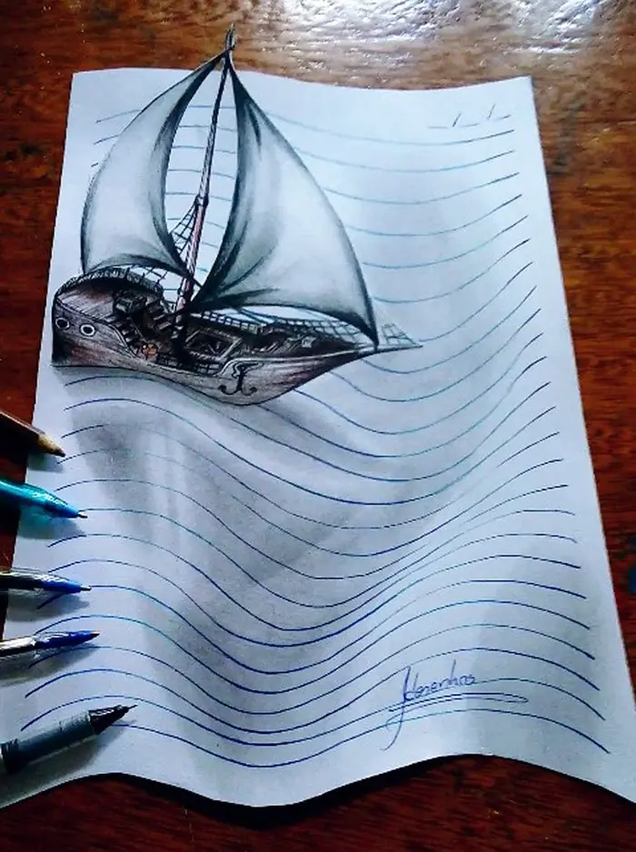 Con 16 Años Crea Dibujos En 3D Que Saltan Del Papel.