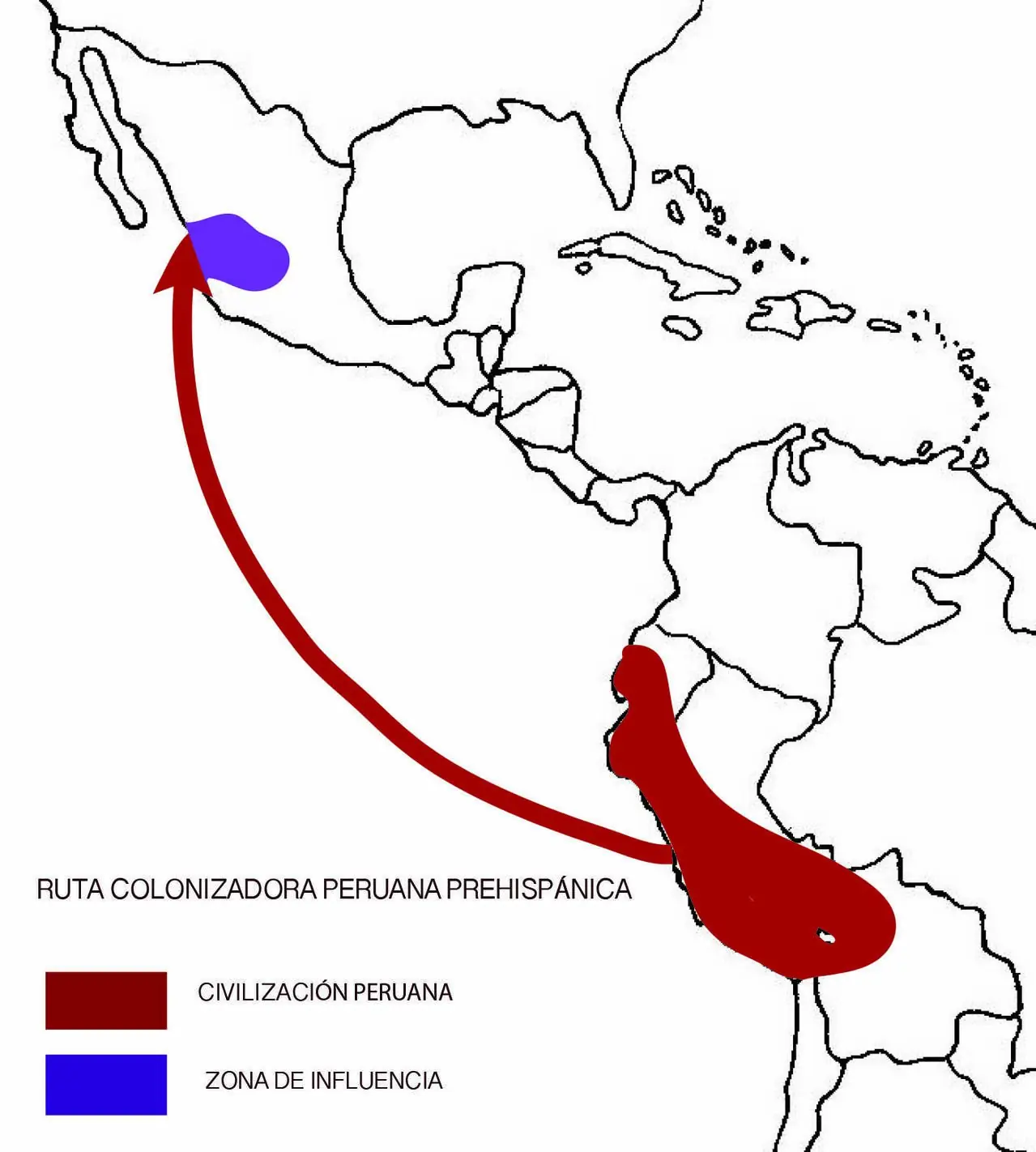 Colonia peruana en el México prehispánico