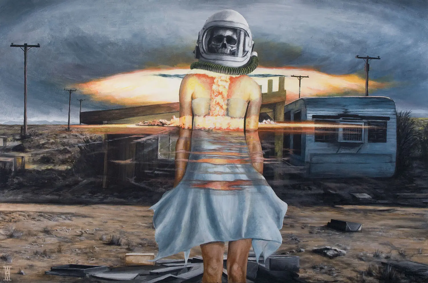 Distópico y surrealista arte de Alec Huxley