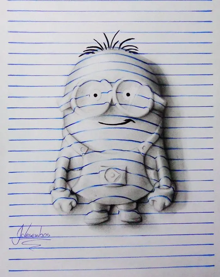 Con 16 Años Crea Dibujos En 3D Que Saltan Del Papel.