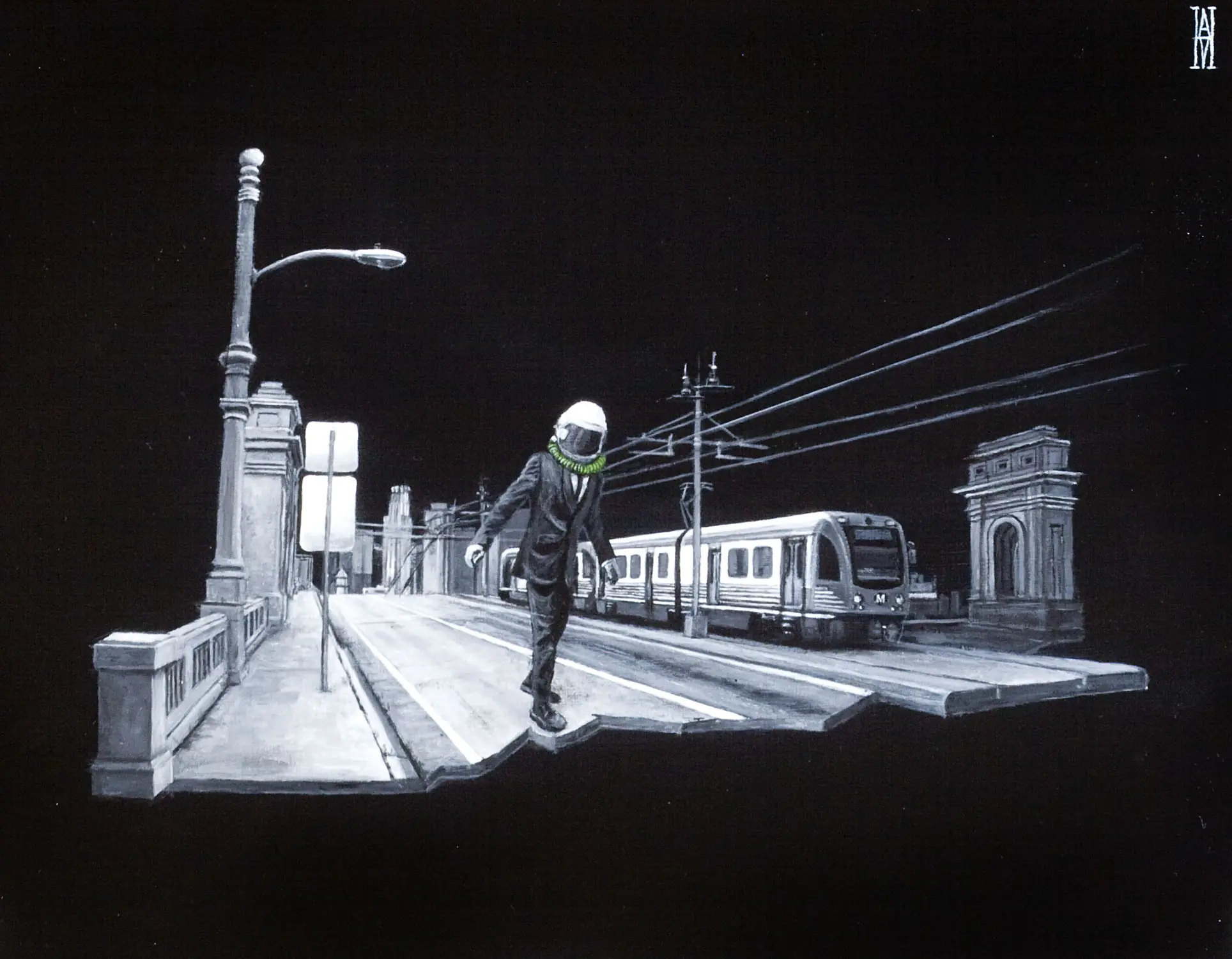 Distópico y surrealista arte de Alec Huxley