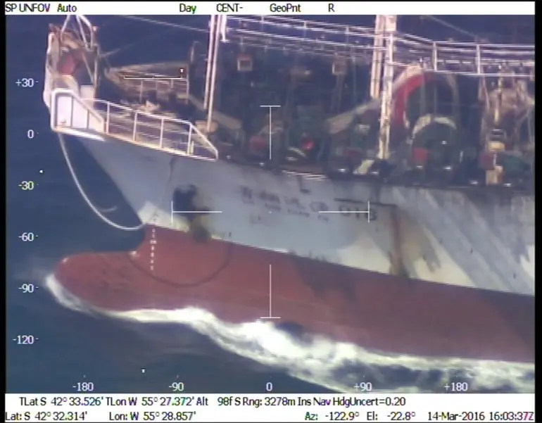 "China la Molestia en las Aguas del Cono Sur"