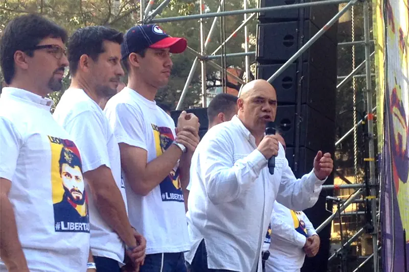 Vzla:  Asi va la concentracion de la Oposicion en chacaito