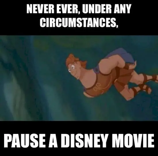 14 Razones para Nunca pausar una película de Disney [Humor]