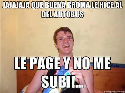 No te apuesto nada l a que te ríes [Post humor]