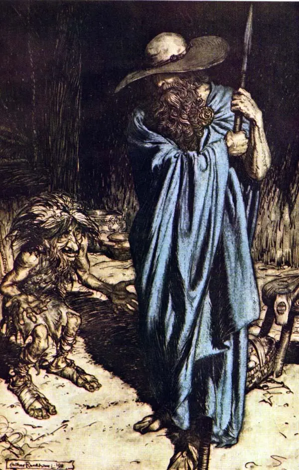 La mitología germano escandinavo ilustrada de Arthur Rackham