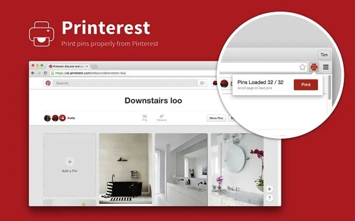 Printerest, para imprimir fácilmente todos los pines de un t
