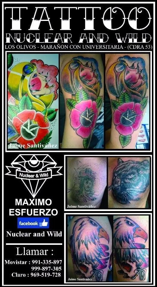 Tatuajes en Los Olivos - Nuclear and Wild Tattoo