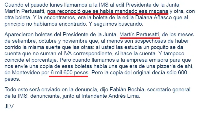 Uruguay - No paran de aparecer frenteamplistas corruptos...
