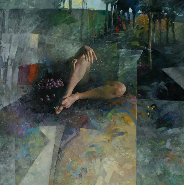 Mujeres bajo un manto surrealista de Santos Hu Mujeres bajo un manto surrealista de Santos Hu