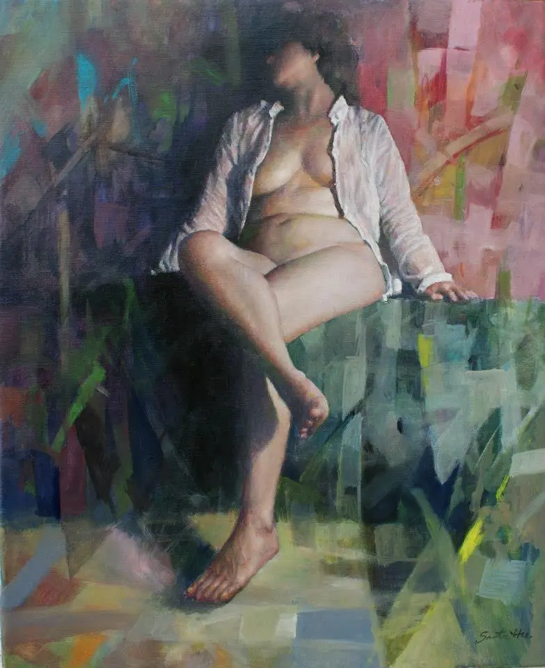 Mujeres bajo un manto surrealista de Santos Hu Mujeres bajo un manto surrealista de Santos Hu