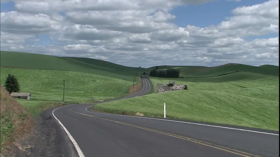 Los hermosos colores de las colinas de Palouse