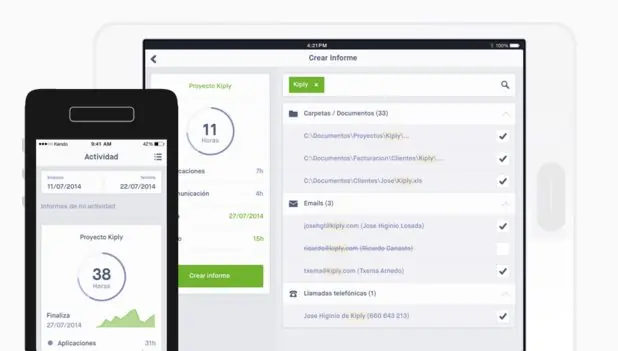 kiply, una aplicación que nos muestra lo productivos que som