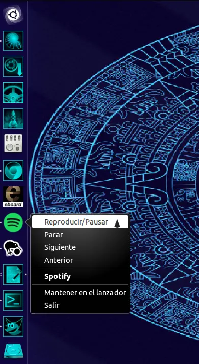 Controla la musica de Spotify desde el lanzador