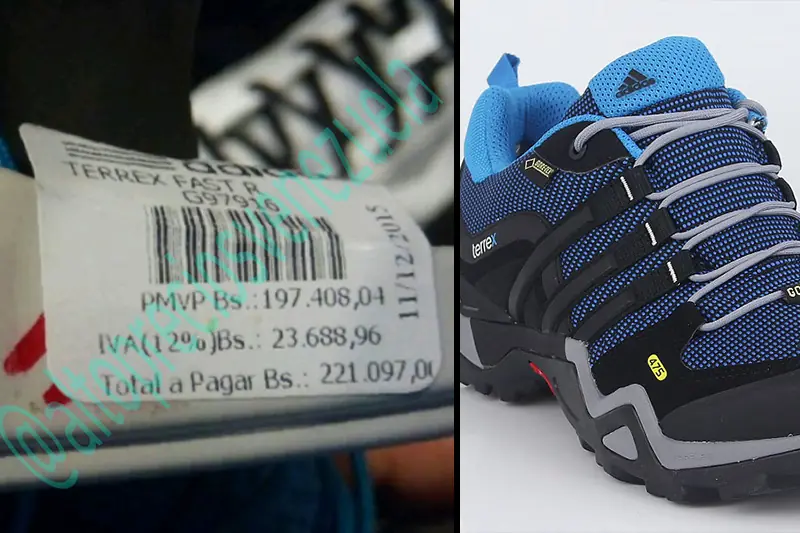 Un Venezolano requiere 19 sueldos para comprar uno zapatos