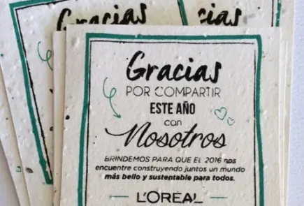 Transformá tus mensajes en flores plantando papeles