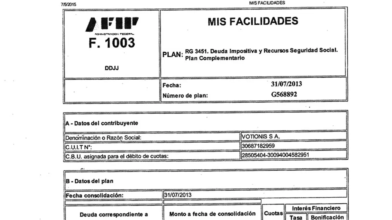 Cristóbal López retuvo aportes por $ 300 millones