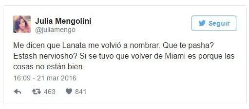 Mengolini vs Lanata