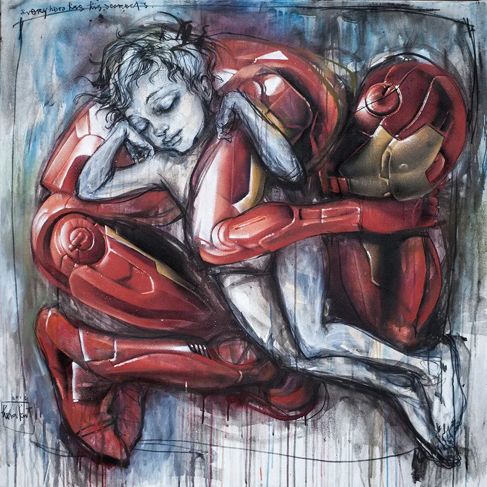 Una pareja con mucho arte