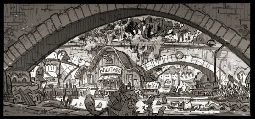 ilustraciones de zootopia