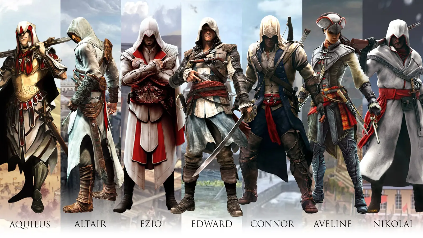 Personajes históricos que aparecieron en Assassin's Creed