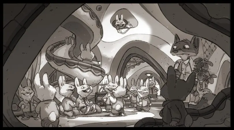 dibujos zootopia