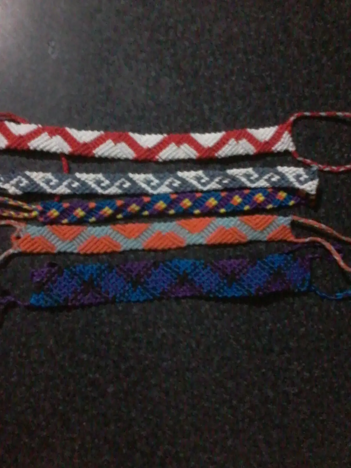 tobilleras macrame
