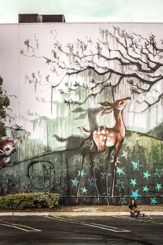 Una pareja con mucho arte