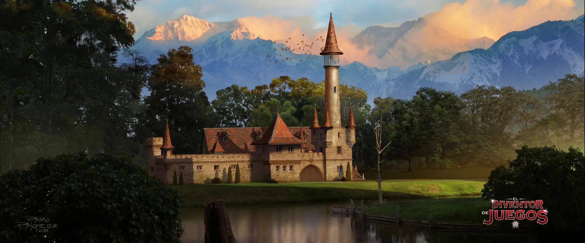 Ambientes y paisajes digitales de Pablo Palomeque(Argentina)