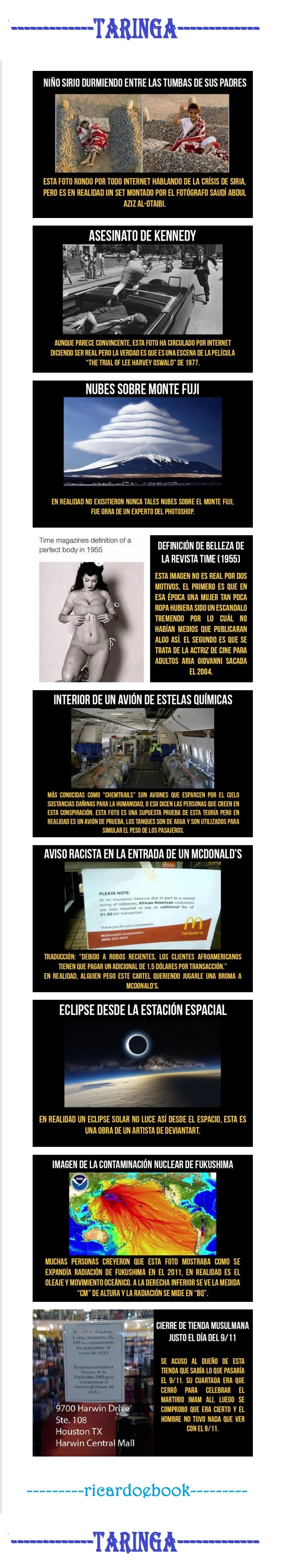 fotos polémicas que resultaron falsas