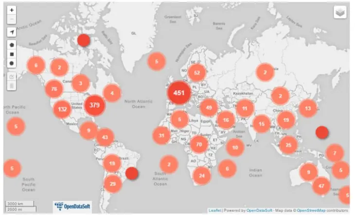 Open Data Inception, recopilación de + 1600 portales de dato
