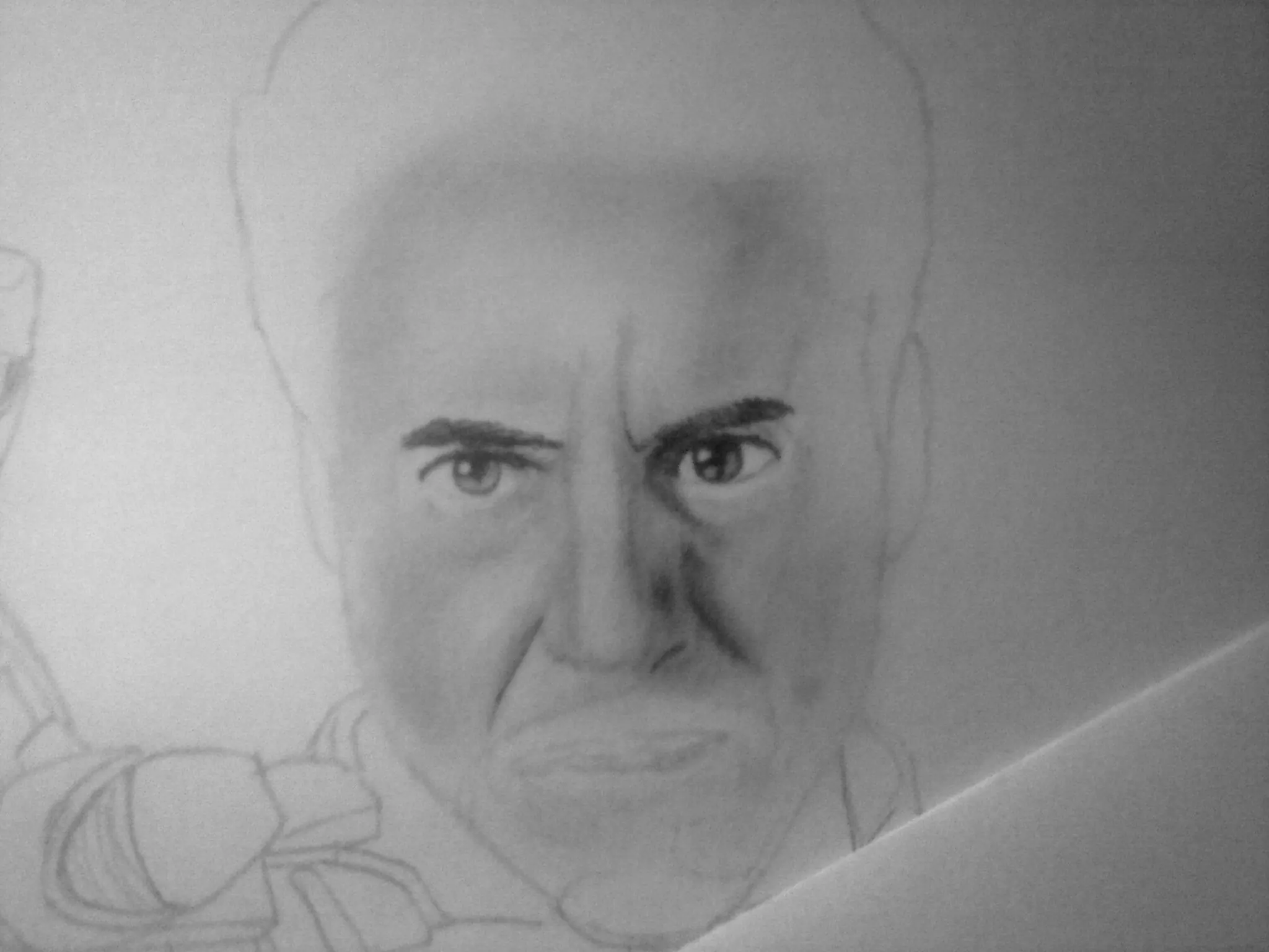 Ironman, dibujo a lapiz