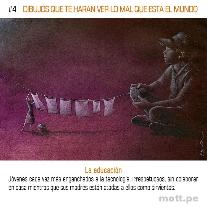 Dibujos que te harán ver lo mal que esta el mundo