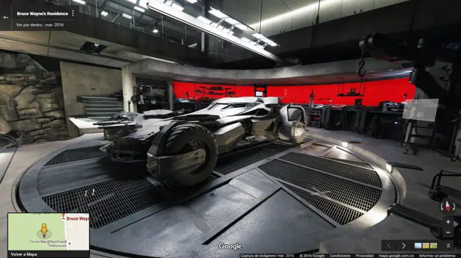 Ya puedes explorar la Baticueva de Batman vs Superman en Goo