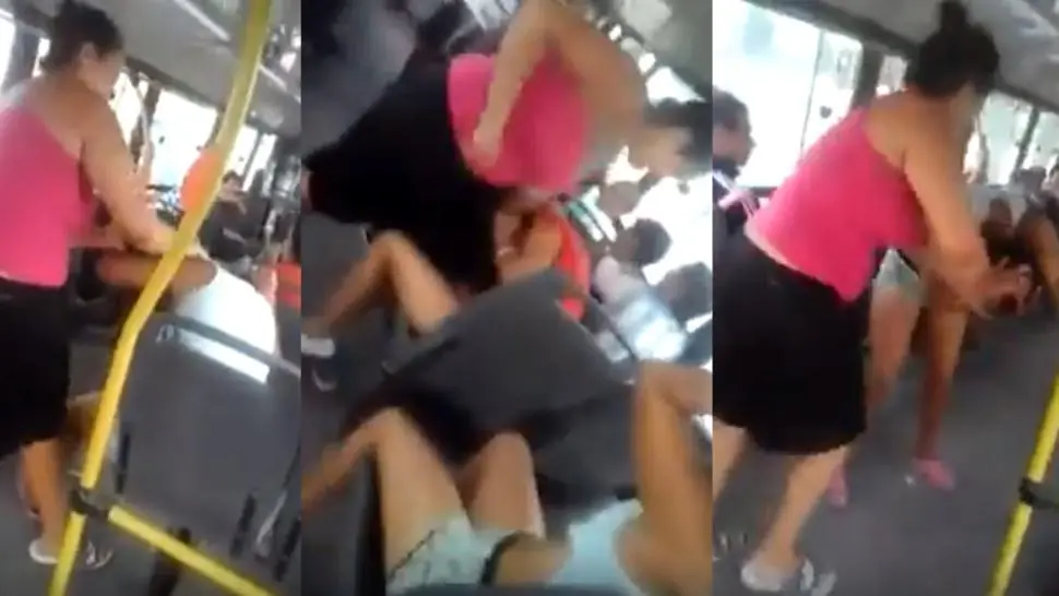 Golpean a mujer punga en el bondi