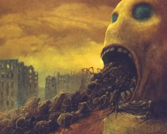 Pintor de pesadillas... Zdzislaw Beksinski...