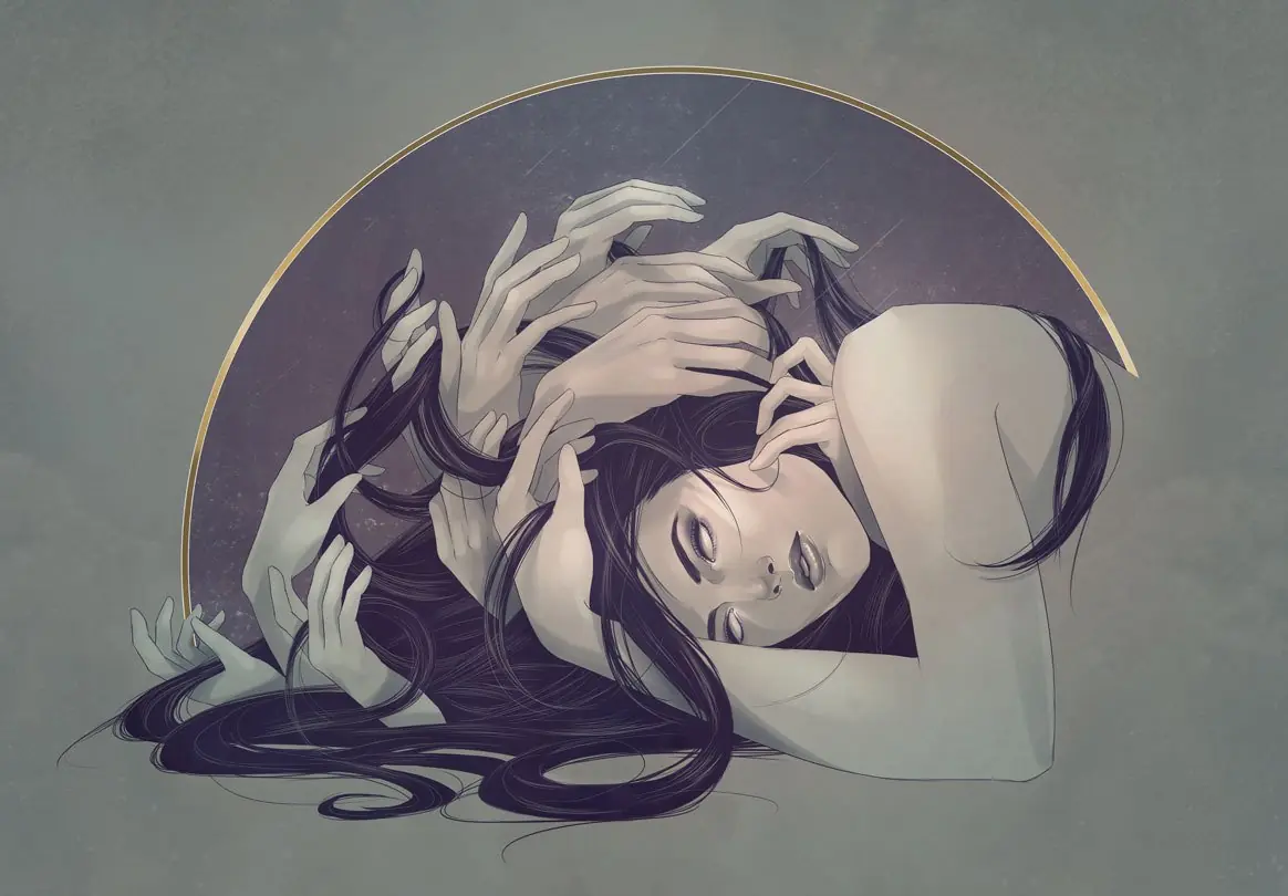 El art nouveau, ilustraciones femeninas