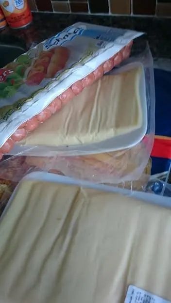 Torta de salchichas, receta propia,muy fácil!!!!!!!