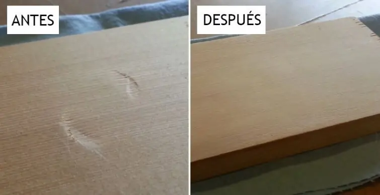 Como quitar abolladuras de la madera en 30 segundos