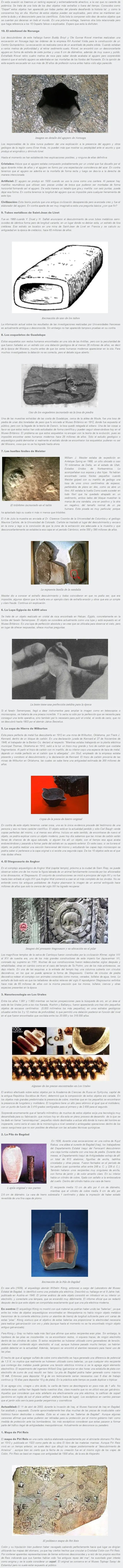 10 objetos raros o de ciencia ficcion y misterio