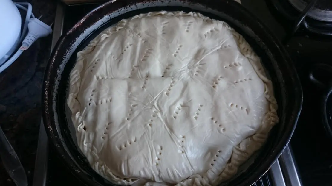 Torta de salchicas, receta propia,muy fácil!!!!!!!